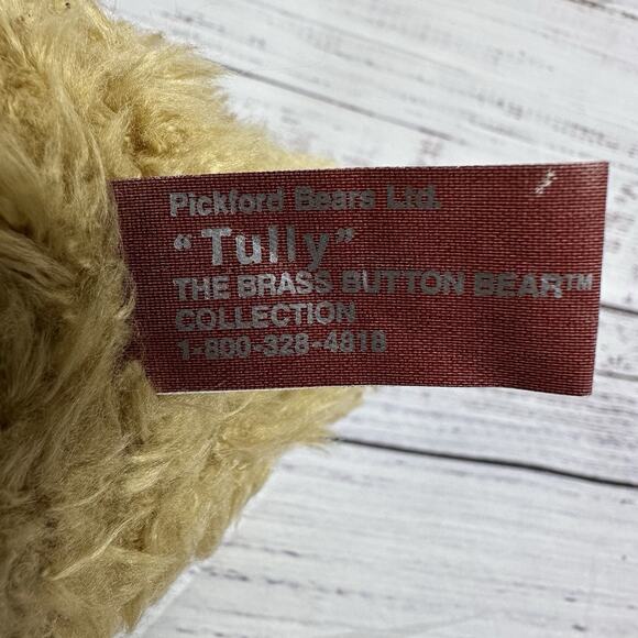 Brass Button Bear Premier Collection 1996 Tully The Bear of Joy Sweater and Cap - Picture 10 of 10